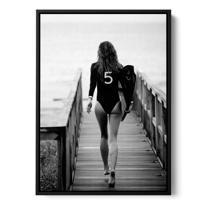 No. 5 Surfer Girl Canvas
