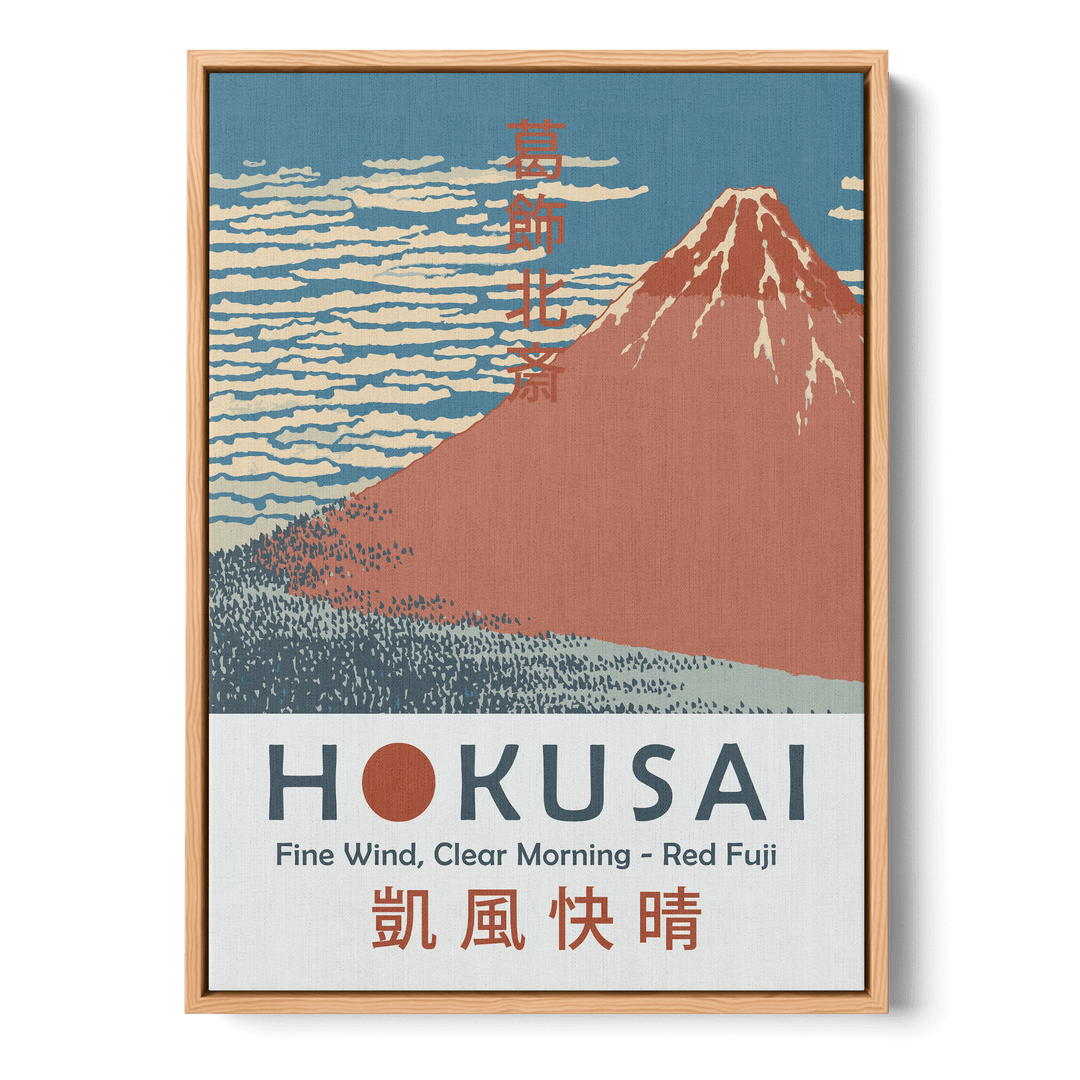 Hokusai - Fine Wind Clear Morning Canvas