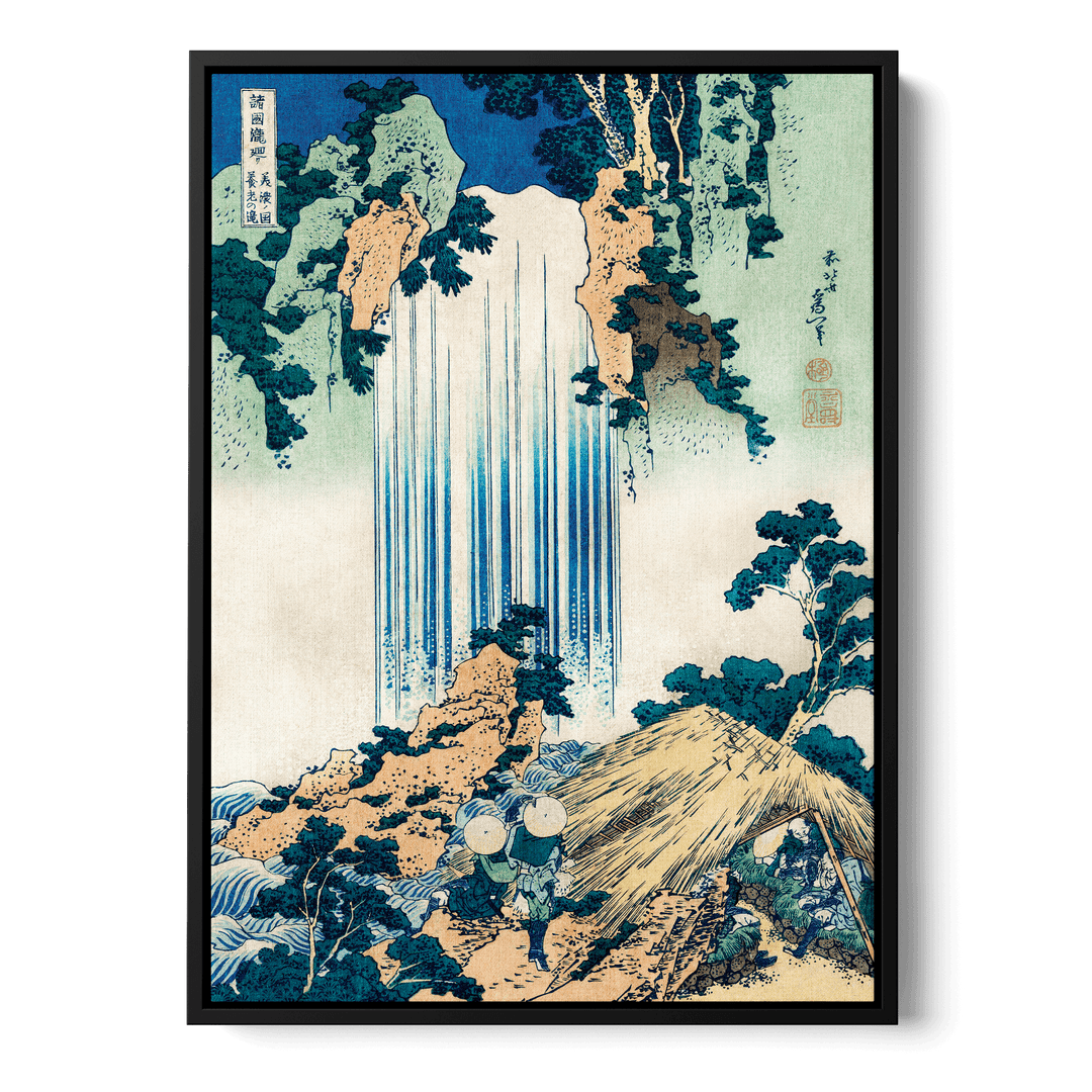 Hokusai - Yōrō Waterfall In Mino Province Canvas