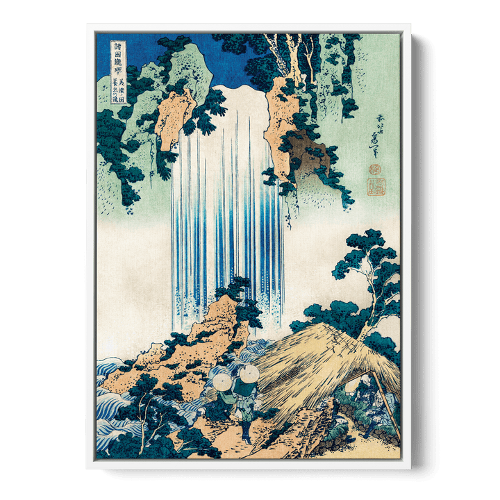 Hokusai - Yōrō Waterfall In Mino Province Canvas