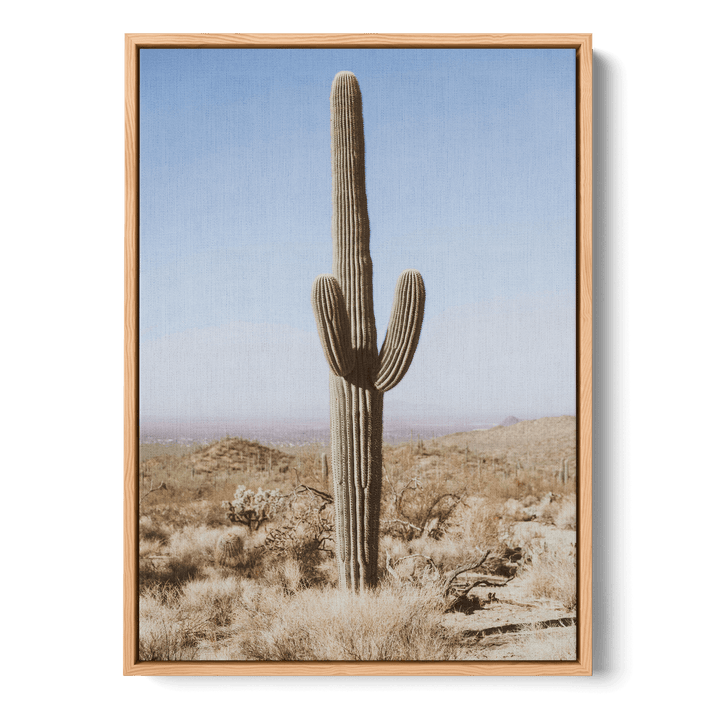 Large Cactus Canvas