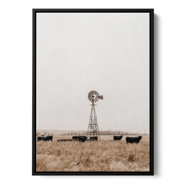 Old Fashioned Windmill Canvas