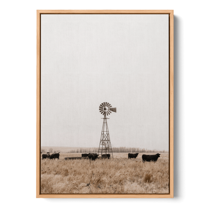 Old Fashioned Windmill Canvas