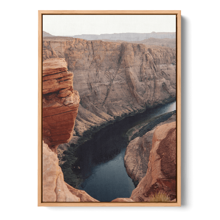 River In The Desert Canvas