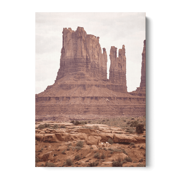 Rocky Mountains In The Desert Canvas