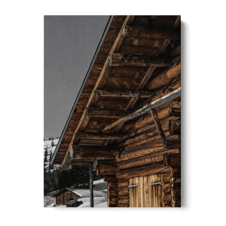 Roof Of Wooden House Canvas