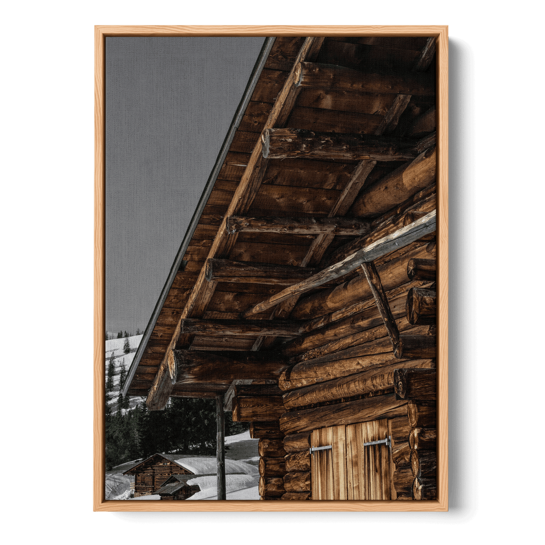 Roof Of Wooden House Canvas