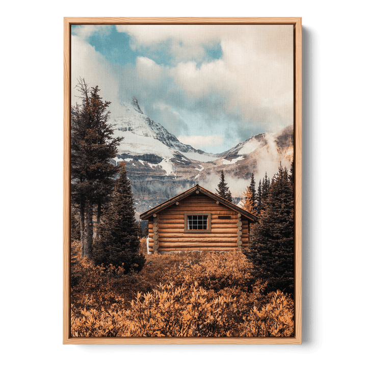 Wooden House In Nature Canvas