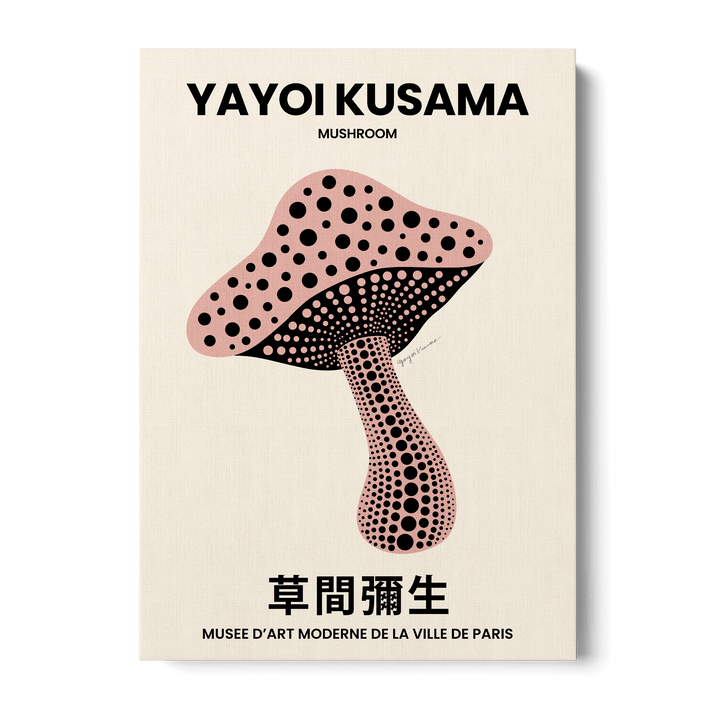 Yayoi Kusama - Single Mushroom Canvas
