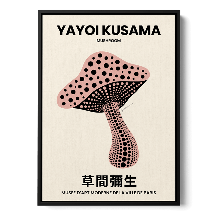 Yayoi Kusama - Single Mushroom Canvas