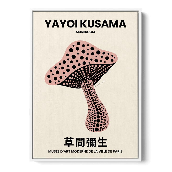 Yayoi Kusama - Single Mushroom Canvas