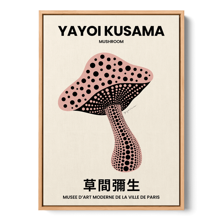 Yayoi Kusama - Single Mushroom Canvas