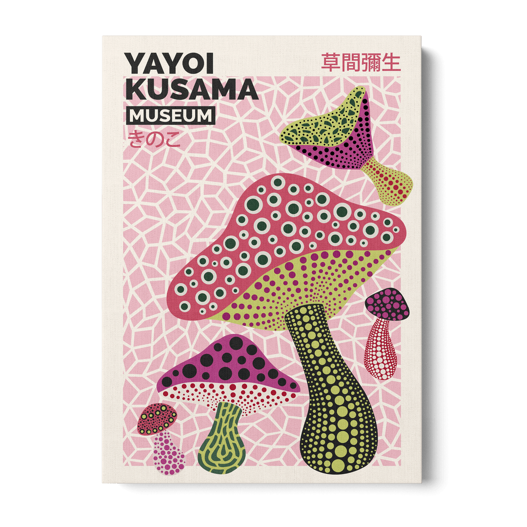 Yayoi Kusama - Infinity Mushrooms Canvas