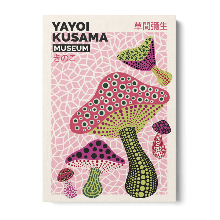 Yayoi Kusama - Infinity Mushrooms Canvas