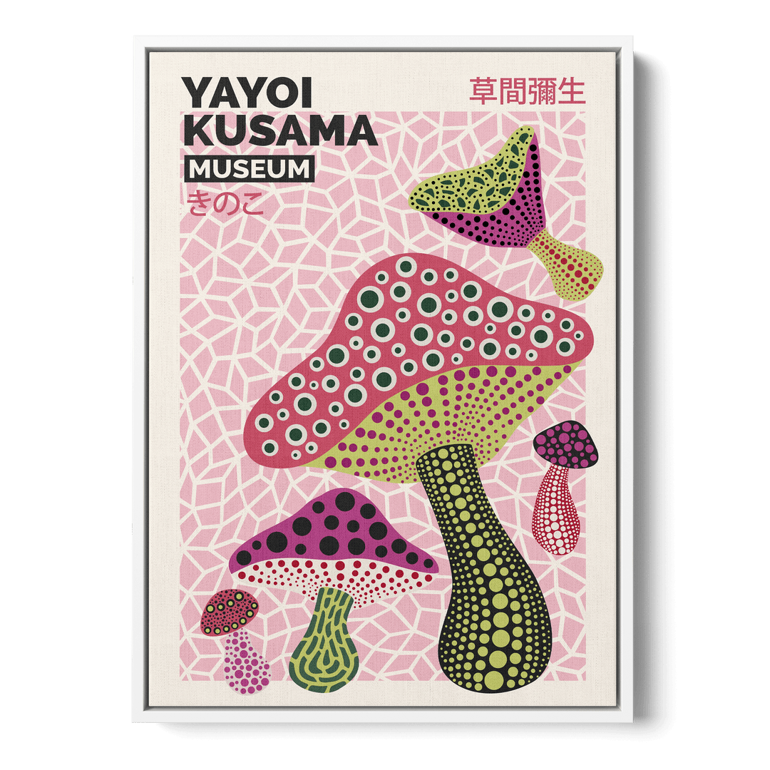 Yayoi Kusama - Infinity Mushrooms Canvas