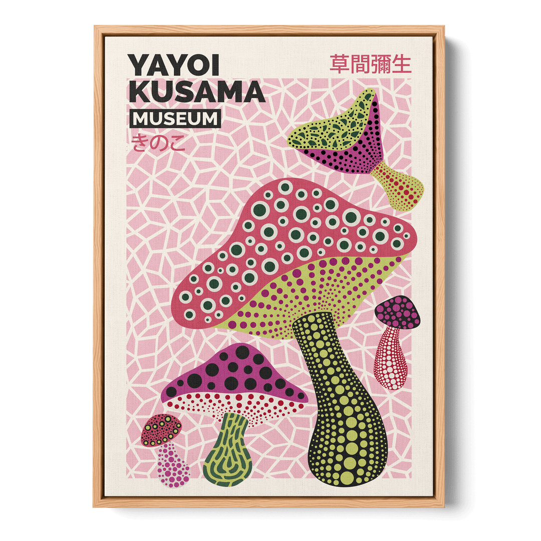 Yayoi Kusama - Infinity Mushrooms Canvas