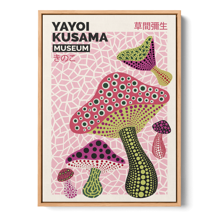 Yayoi Kusama - Infinity Mushrooms Canvas