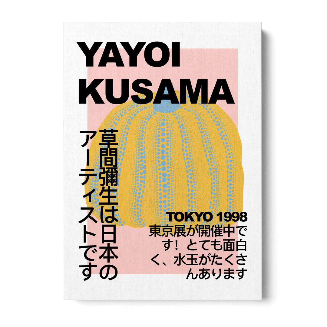 Yayoi Kusama - Pumpkin Tokyo Canvas