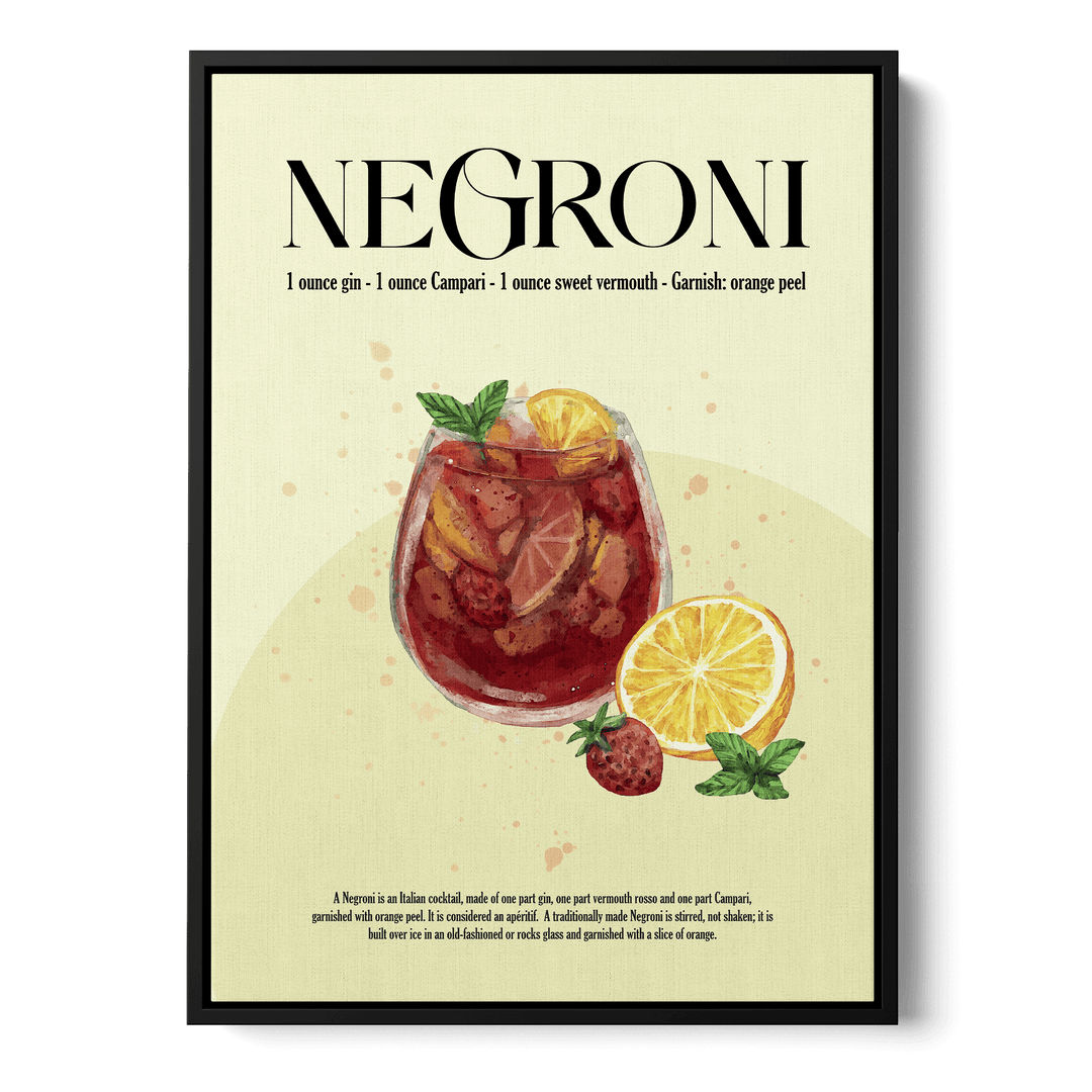 Negroni Canvas