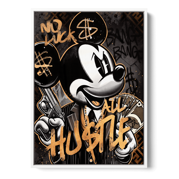 No Luck All Hustle Canvas