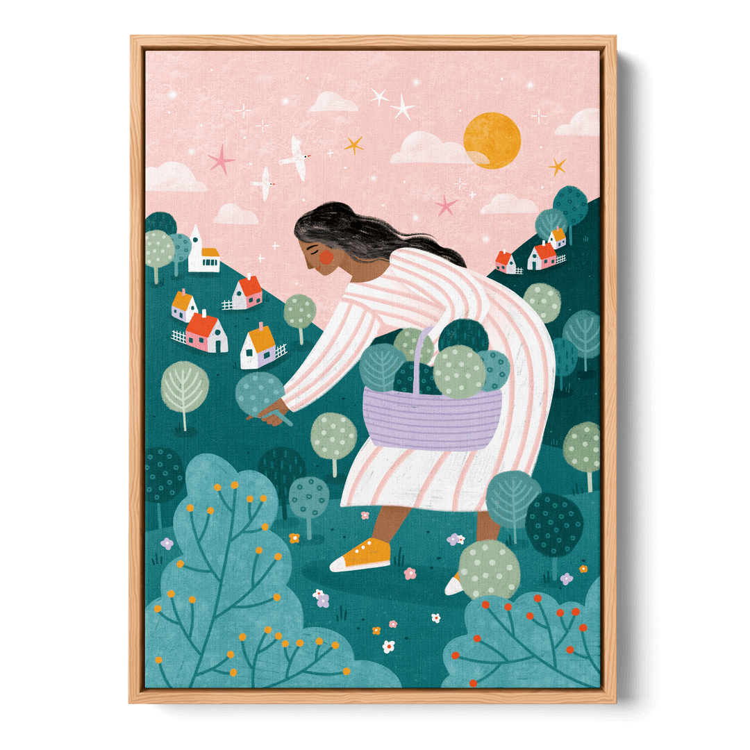 Tree Picking Canvas