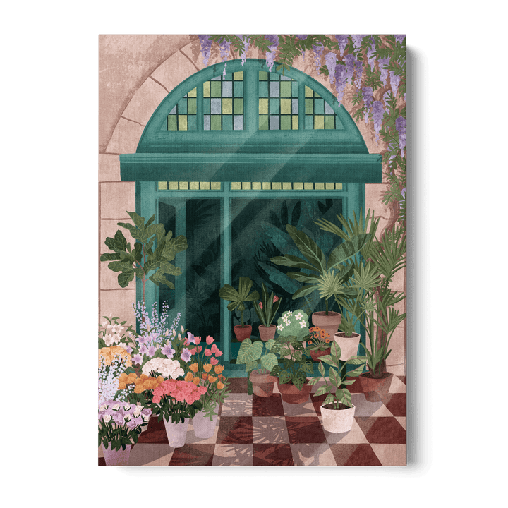 French Flowershop Canvas