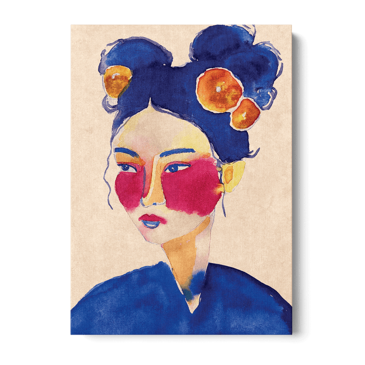 Asian Girl Canvas