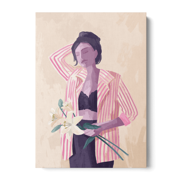 Lilly In A Jacket Canvas