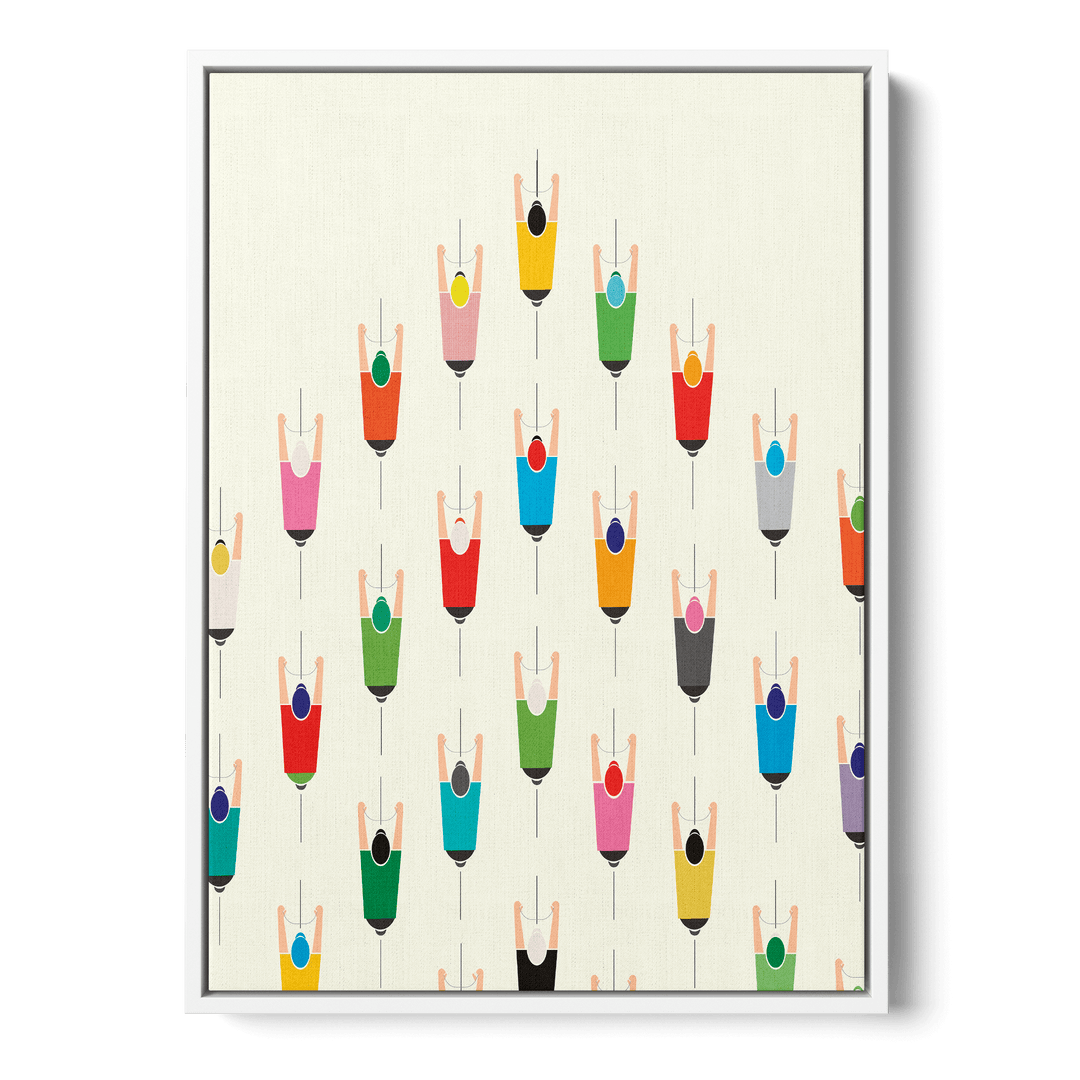 Leading The Pack Canvas