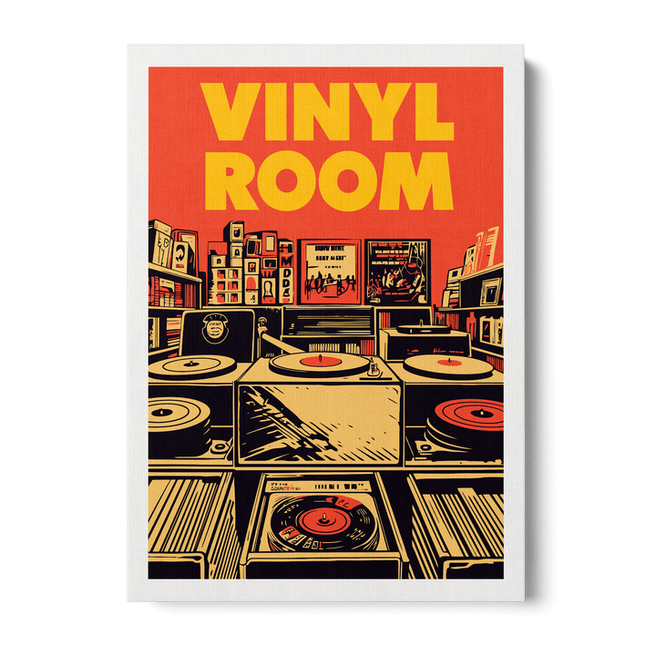 Vinyl Room Canvas