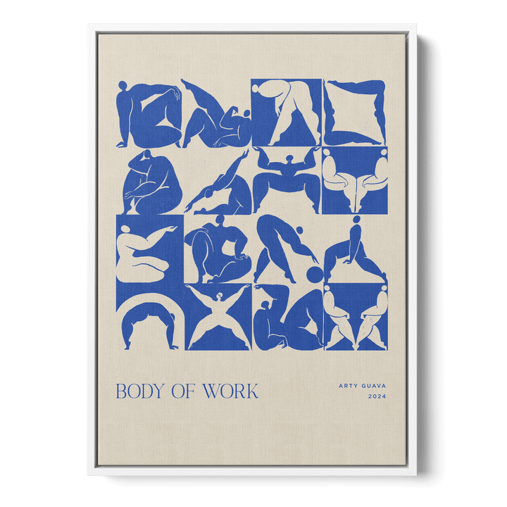 Body Of Work Blue Canvas