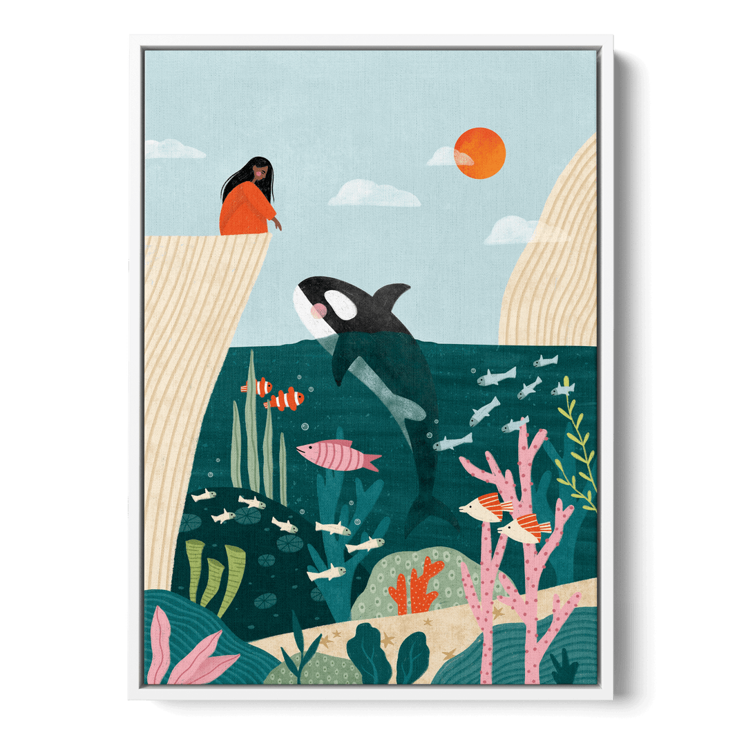 Underwater Scene Canvas