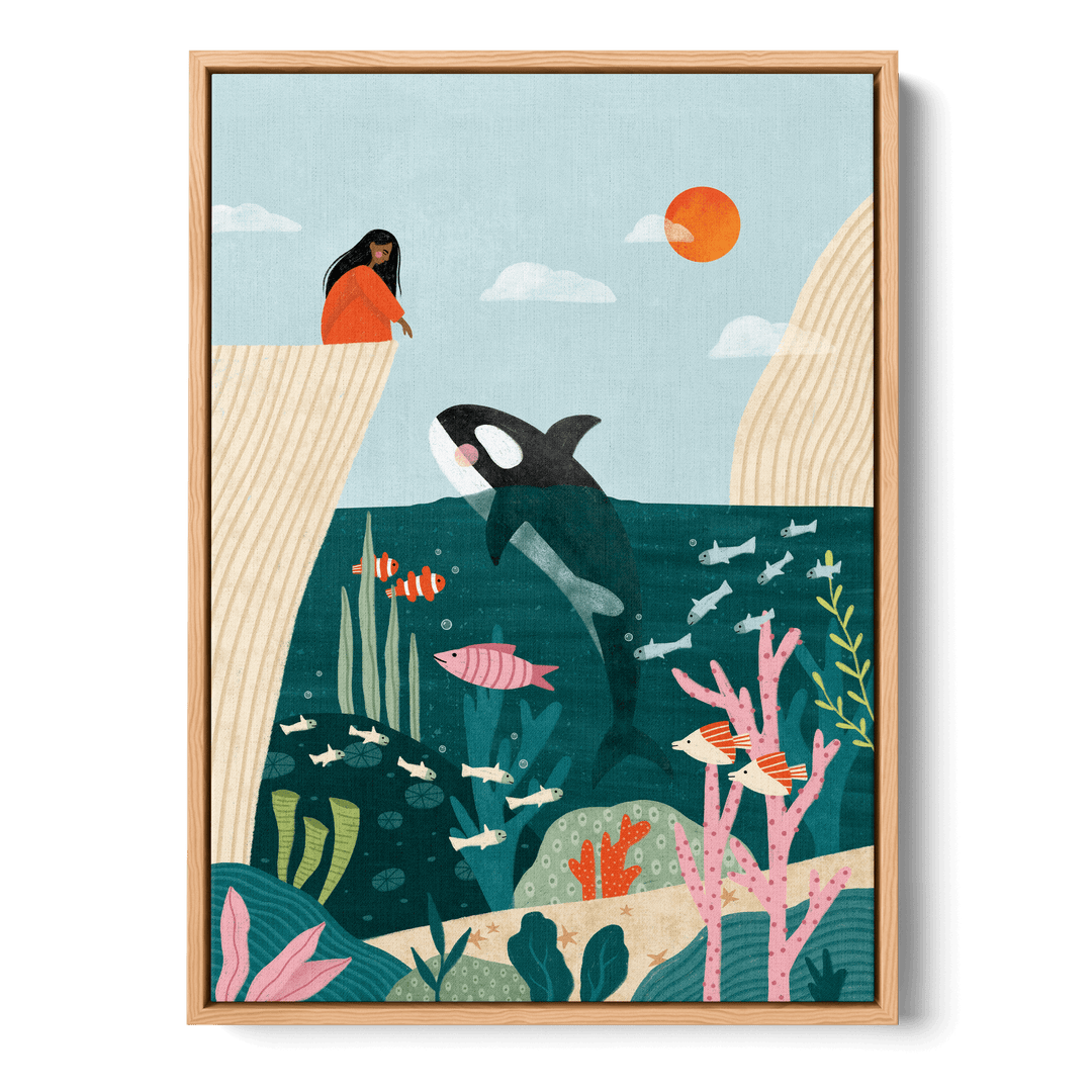 Underwater Scene Canvas