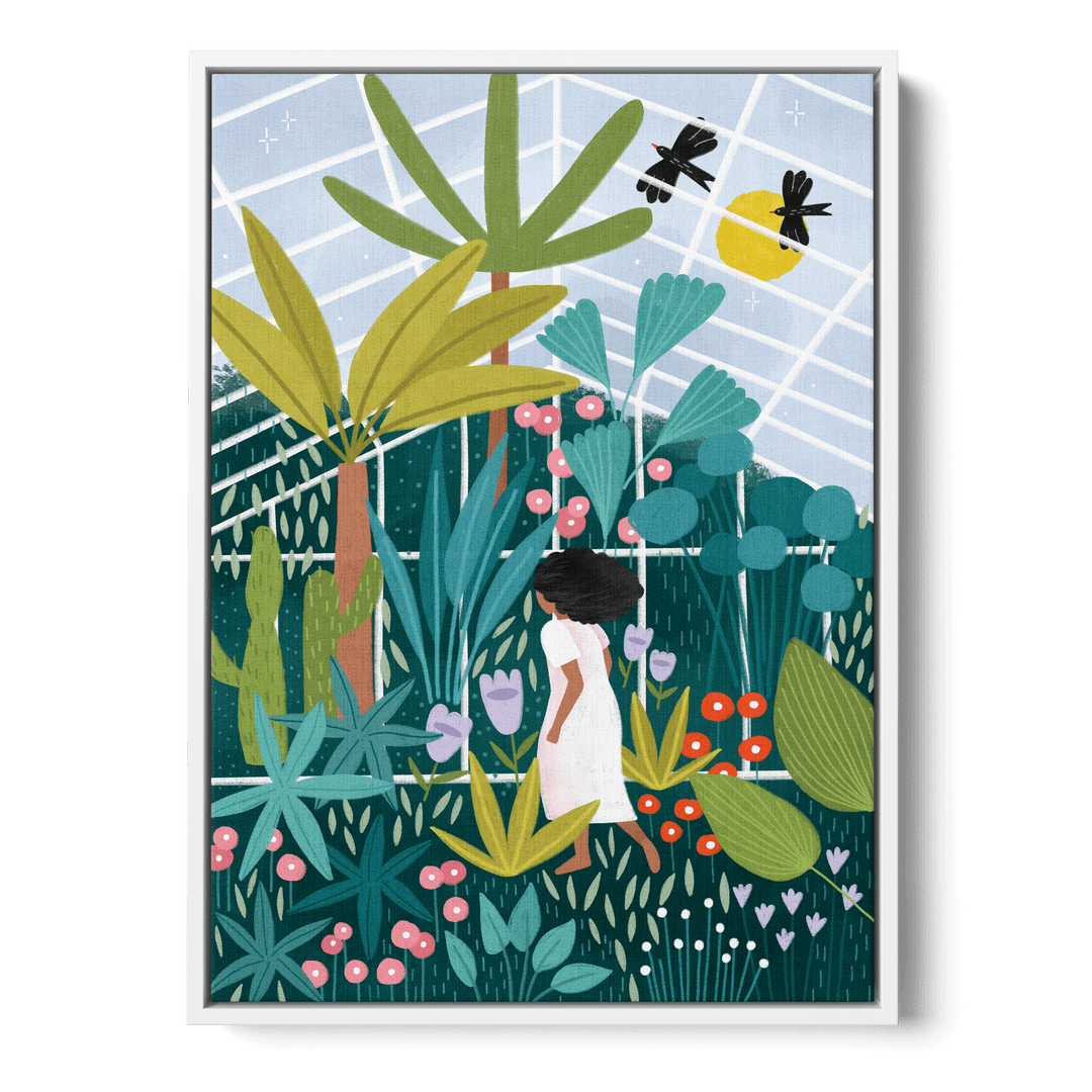 In The Green House Canvas