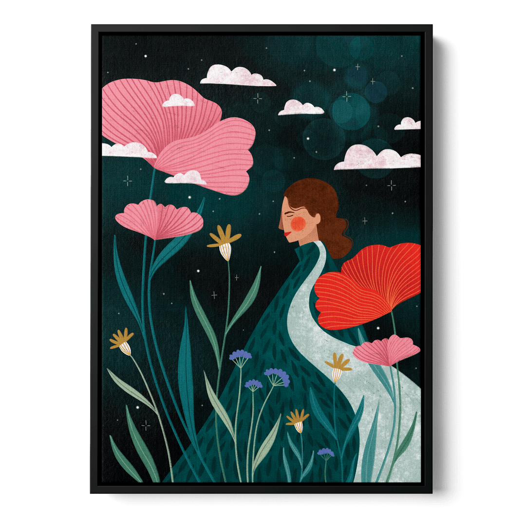 Dreamy Garden Stroll Canvas