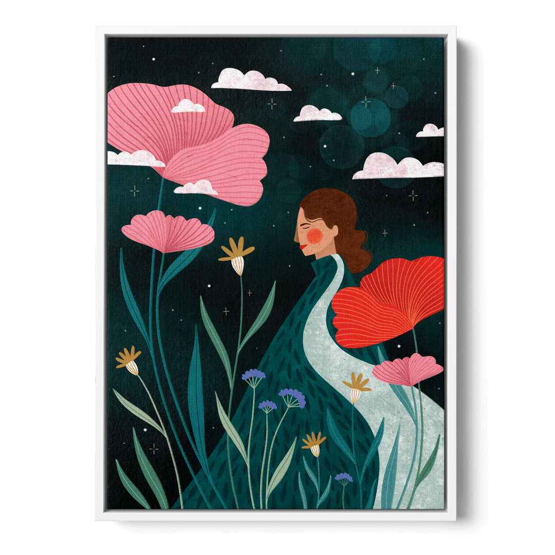 Dreamy Garden Stroll Canvas