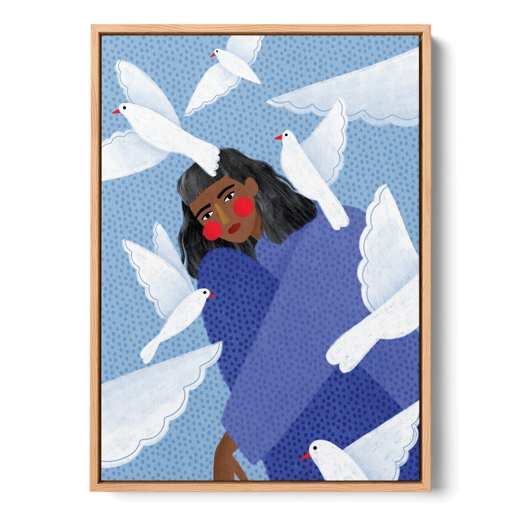 Serenity In Flight Canvas