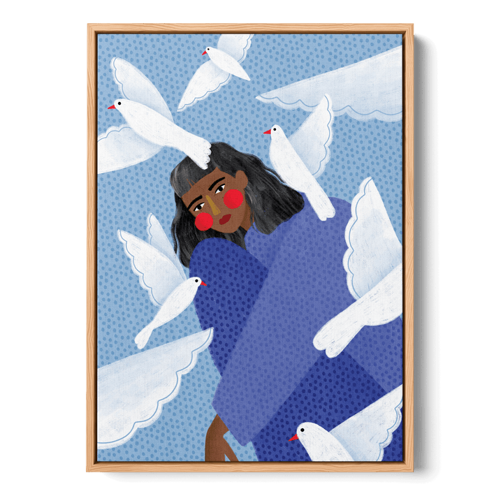 Serenity In Flight Canvas