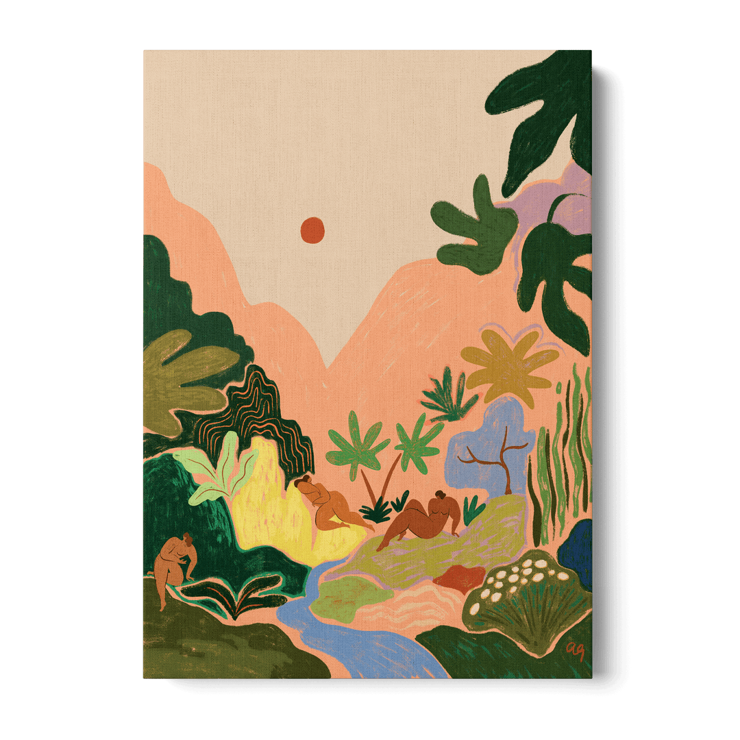 Pastel Paradise Canvas