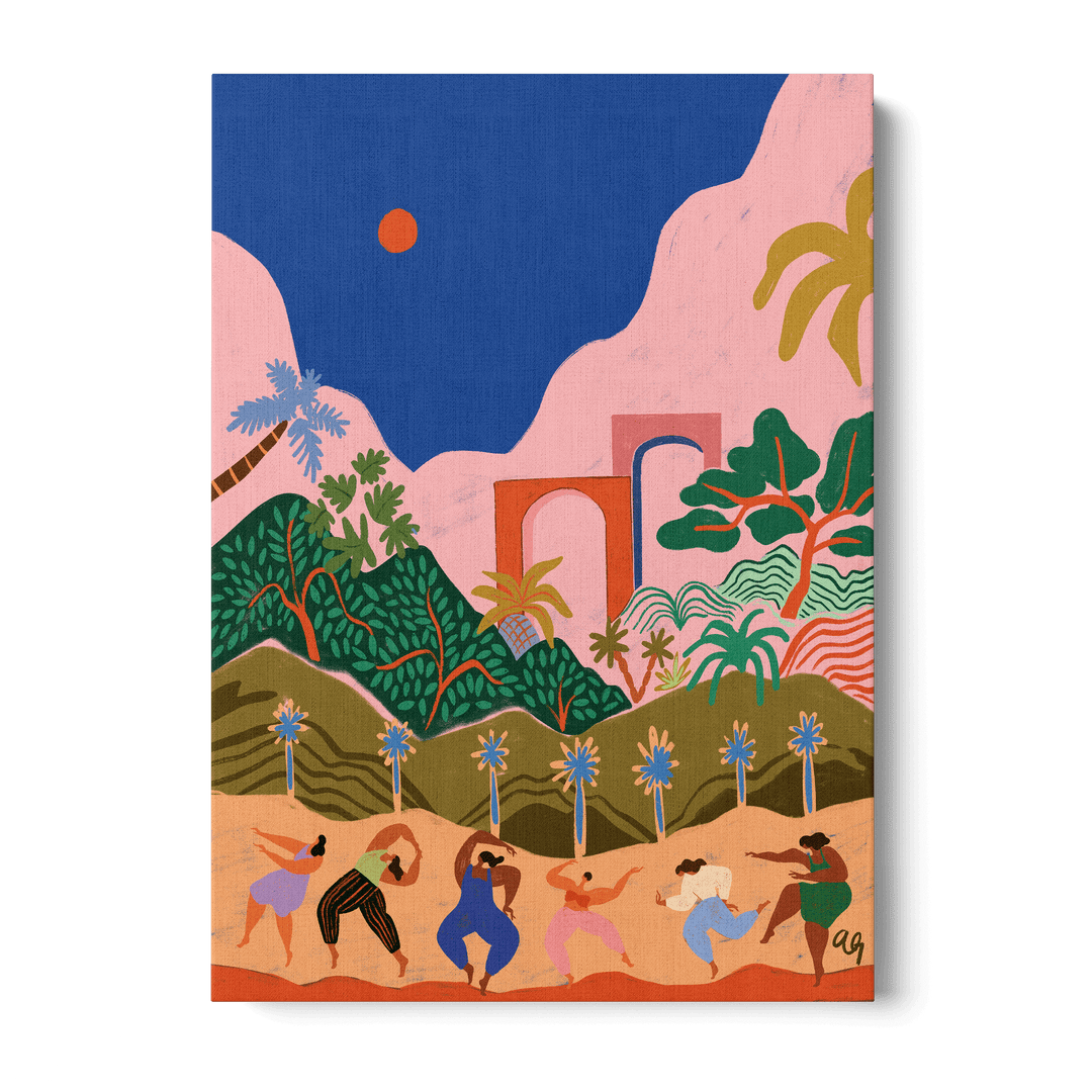 Tropical Dance Bliss Canvas