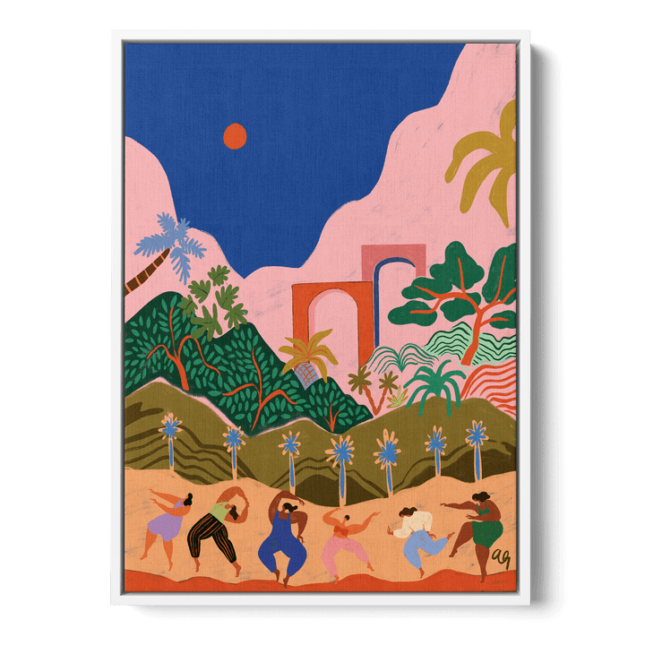 Tropical Dance Bliss Canvas
