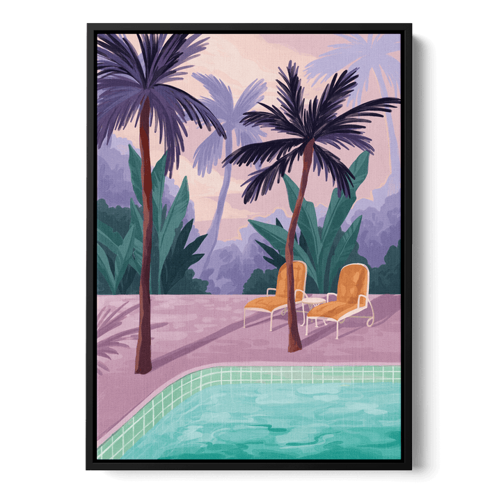Two Sunbeds Canvas