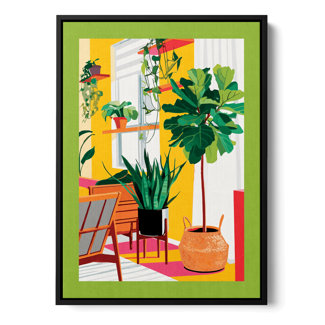 Lounge Plants Canvas