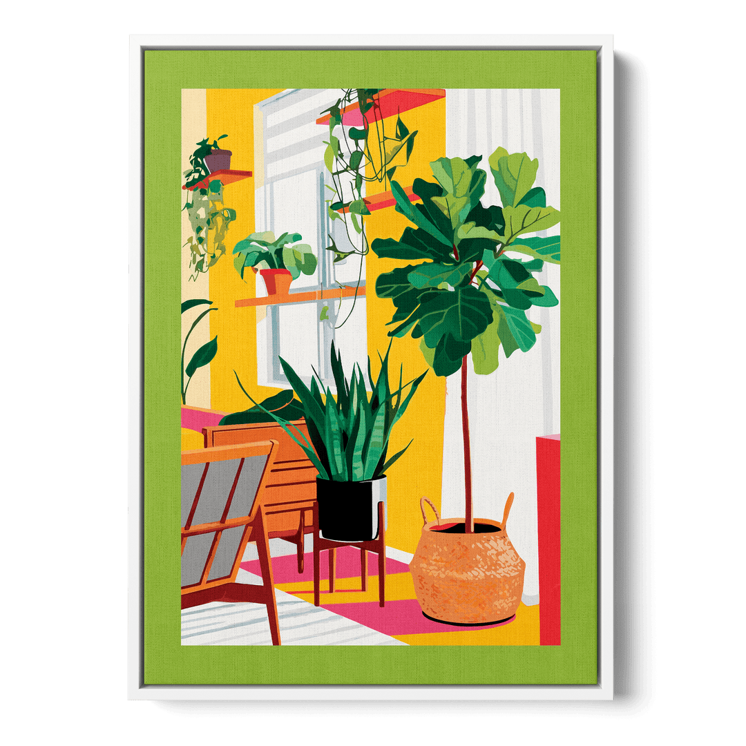 Lounge Plants Canvas