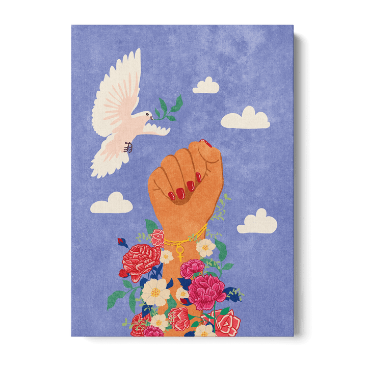 Feminist Fist Canvas