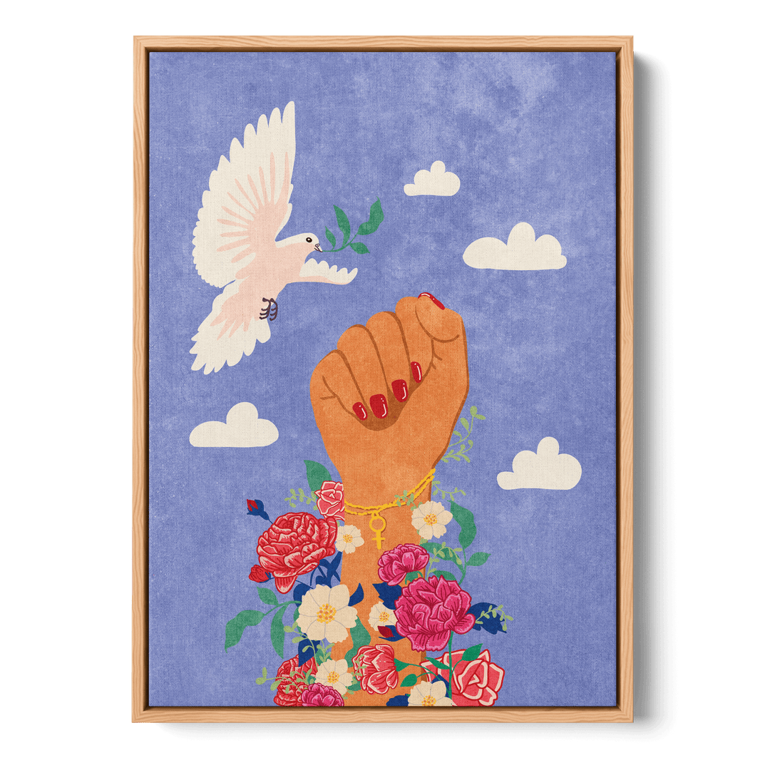 Feminist Fist Canvas