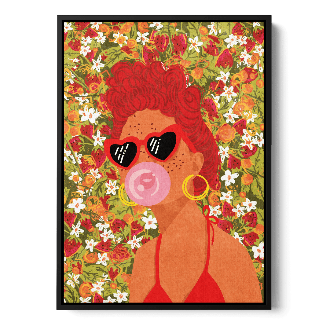 Strawberry Lady Canvas