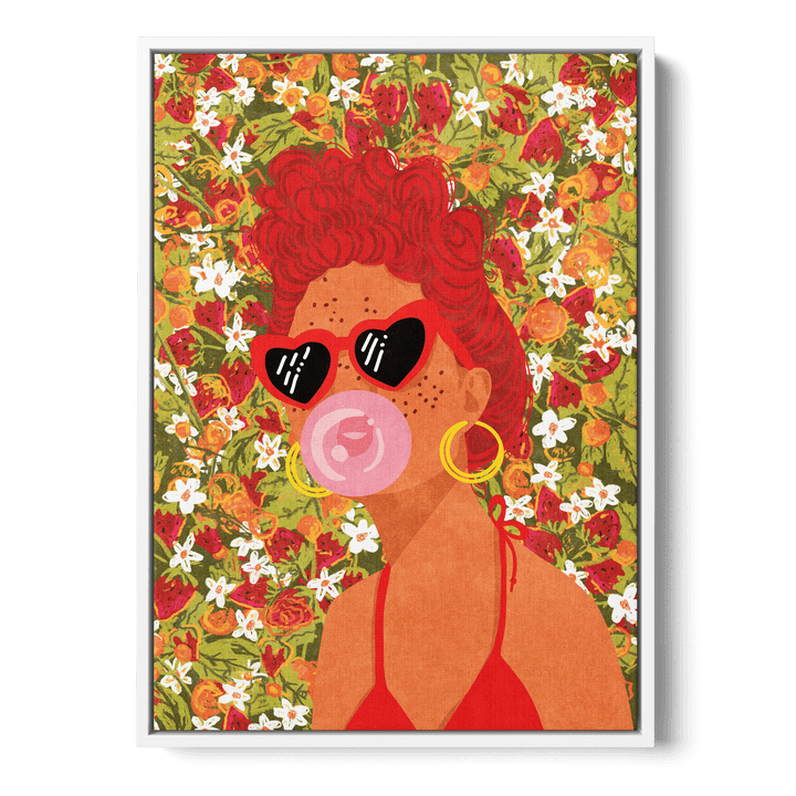 Strawberry Lady Canvas