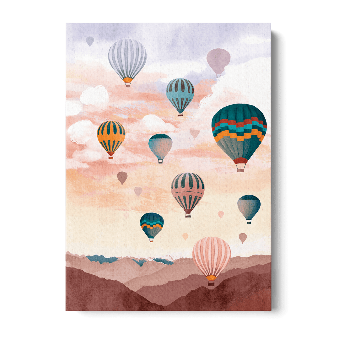 Airballoon Sky Canvas