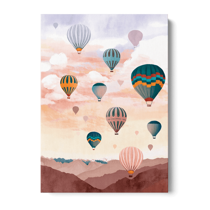 Airballoon Sky Canvas